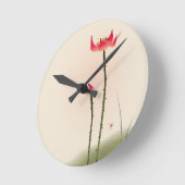 schilderij van oosterse stijl, hoge Lotus Ronde Klok (Hoek)