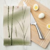 schilderij van oosterse stijl, hoge Lotus Theedoek (Quarter Fold)