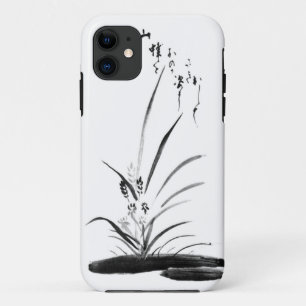 schilderij van Orchid en Bee Zen iPhone 11 Hoesje
