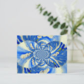 schilderij van Orchid Waterverf, bries, Clouds Man Briefkaart (Staand voorkant)