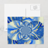 schilderij van Orchid Waterverf, bries, Clouds Man Briefkaart (Voorkant / Achterkant)