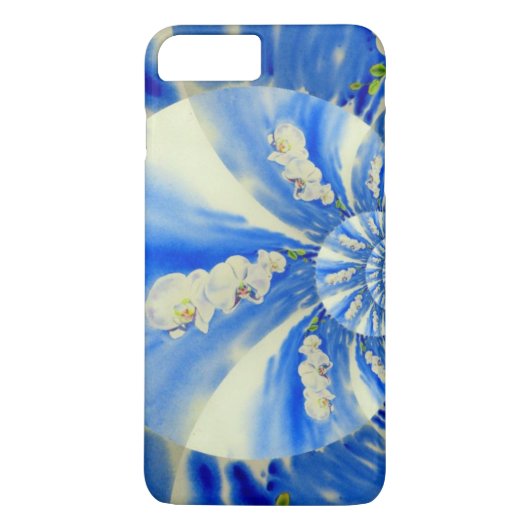 schilderij van Orchid Waterverf, bries, Clouds Man Case-Mate iPhone Case (Achterkant)