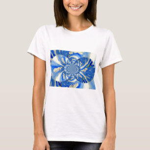 schilderij van Orchid Waterverf, bries, Clouds Man T-shirt