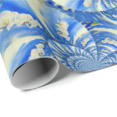 schilderij van Orchid Waterverf, Clouds Mandala Cadeaupapier (Rol Hoek)