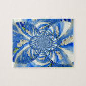 schilderij van Orchid Waterverf, Clouds Mandala Legpuzzel (Horizontaal)