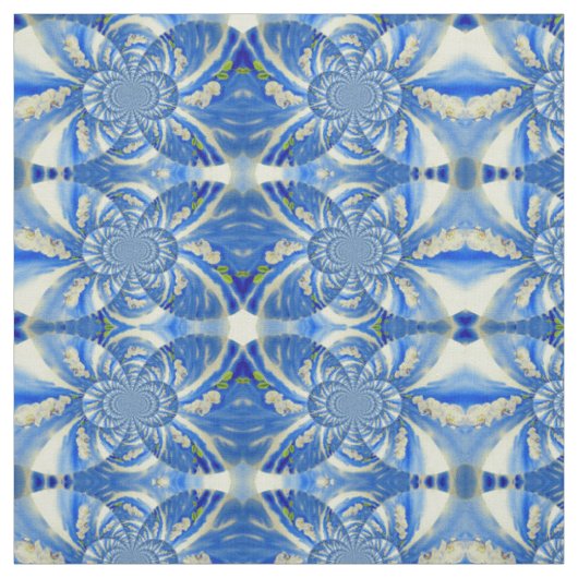 schilderij van Orchid Waterverf, Clouds Mandala Stof (Swatch)