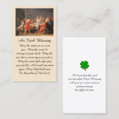 Schilderij van oude scène sympathie gebed Kaart Visitekaartje (Voorkant / Achterkant)