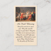 Schilderij van oude scène sympathie gebed Kaart Visitekaartje (Voorkant)