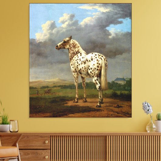 schilderij van paarden 9 canvas afdruk (Insitu (Woonkamer))