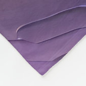 Schilderij van Paarse Edelsteen Geode Fleece Deken (Hoek)