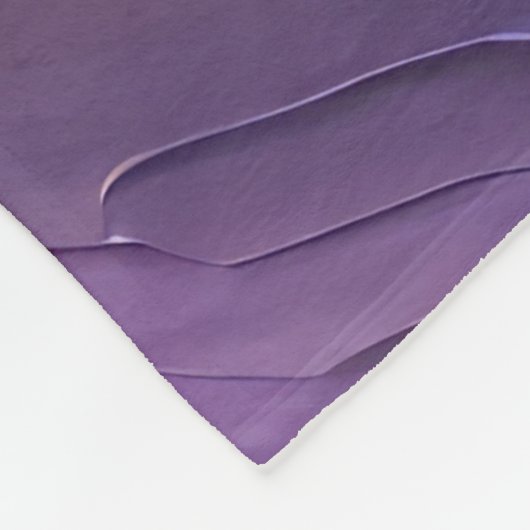 Schilderij van Paarse Edelsteen Geode Fleece Deken (Hoek)