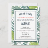 Schilderij van palmboombladeren Hawaïaans Kaart (Voorkant)