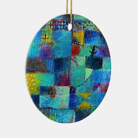 Schilderij van Paul Klee, Geterrasseerde tuin Keramisch Ornament (Rechts)