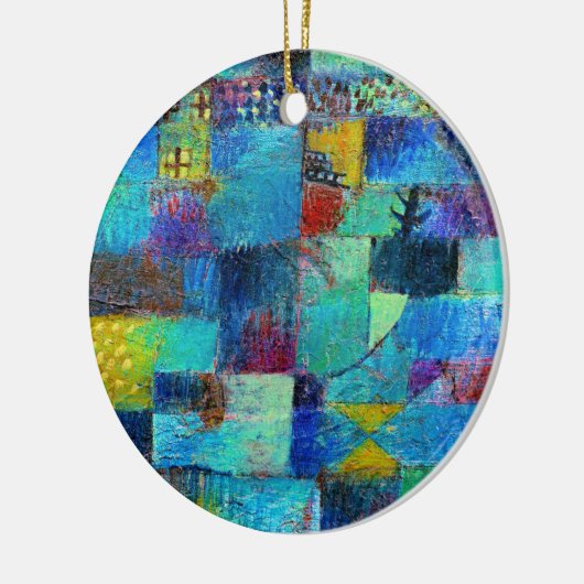 Schilderij van Paul Klee, Geterrasseerde tuin Keramisch Ornament (Links)