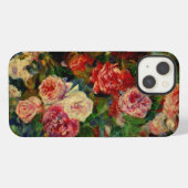Schilderij van Pierre Renoir, Rozen, iPhone Hoesje (Achterkant horizontaal)