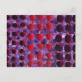 Schilderij van rood fruit briefkaart (Voorkant)