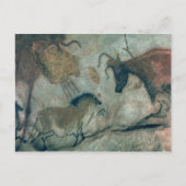 Schilderij van rotsen met een paard en een koe, c. briefkaart (Voorkant)