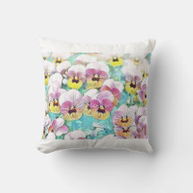 schilderij van roze gele waterverf