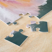 Schilderij van roze pioenrozen boeket legpuzzel (Zijkant)