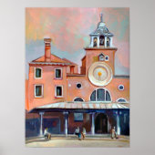 Schilderij van San Giacomo di Rialto, Venetië, Ita Poster (Voorkant)