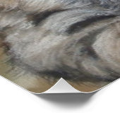 schilderij van schattig cougar kitten big cat wild perfect poster (Hoek)