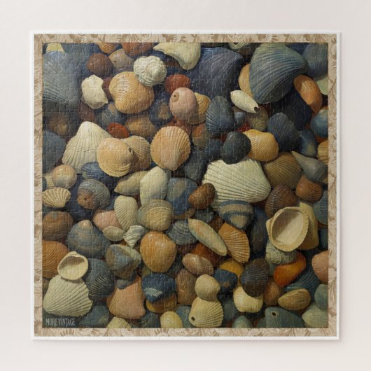 SCHILDERIJ VAN SCHELPEN LEGPUZZEL (Verticaal)