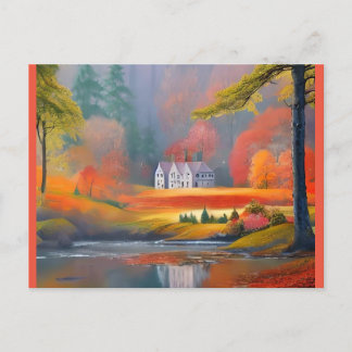 schilderij van schuimsteen briefkaart