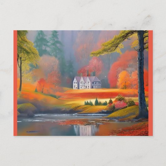 schilderij van schuimsteen briefkaart (Voorkant)