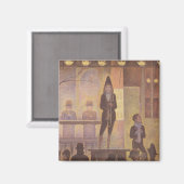 Schilderij van Seurat - De Circus Parade Magneet (Voorkant / Achterkant)