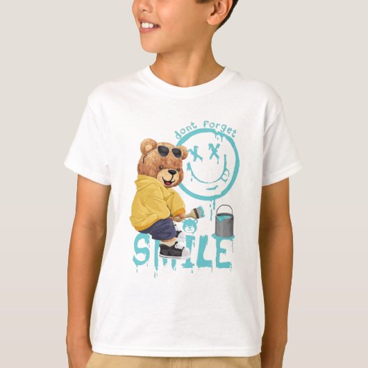 Schilderij van Teddy Bear T-shirt (Voorkant)