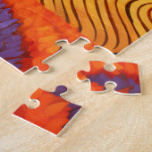 Schilderij van Toscane bij zonsondergang Italië |  Legpuzzel (Zijkant)