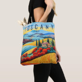 Schilderij van Toscane bij zonsondergang | Italië Tote Bag (Dichtbij)