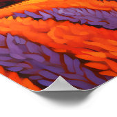 Schilderij van Toscane in de herfst | Italië Reize Poster (Hoek)