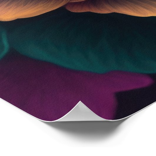 Schilderij van Upclose Flower Poster (Hoek)