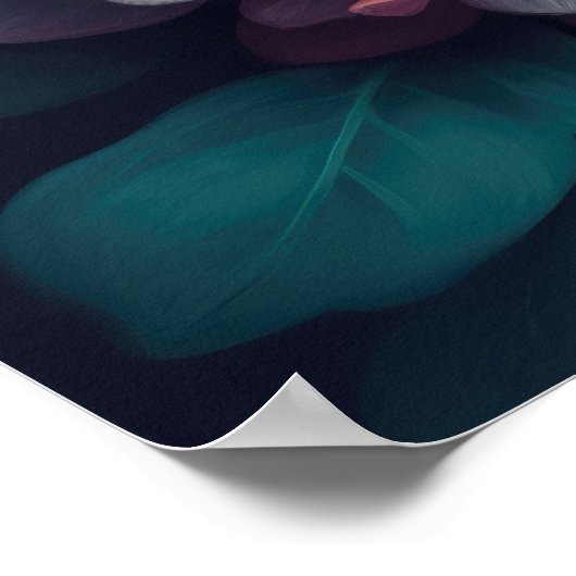 Schilderij van Upclose Flower Poster (Hoek)