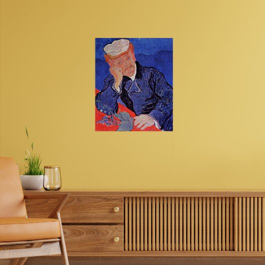 Schilderij van Van Gogh, Portret van Dr. Gachet, Poster (Woonkamer 2)