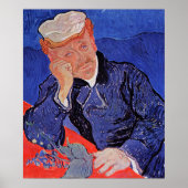 Schilderij van Van Gogh, Portret van Dr. Gachet, Poster (Voorkant)