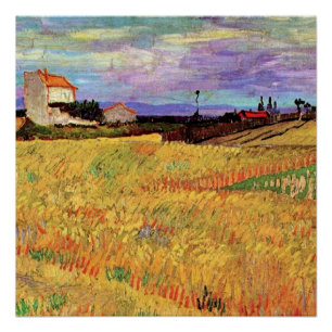 Schilderij van Vincent van Gogh, Korenveld, Perfect Poster