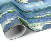 Schilderij van Vincent van Gogh, Zeegezicht, Cadeaupapier (Rol Hoek)