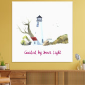 Schilderij van vuurtoren canvas afdruk (Insitu (Woonkamer))