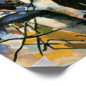 Schilderij van Wassily Kandinsky, Zwarte Vlek, Poster (Hoek)