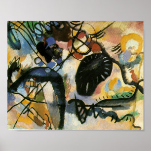 Schilderij van Wassily Kandinsky, Zwarte Vlek, Poster