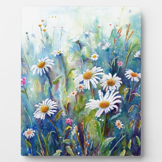 schilderij van waterverf in het zuivelveld fotoplaat (Voorkant)