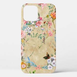 schilderij van waterverf van bladeren en bloemen, Case-Mate iPhone case