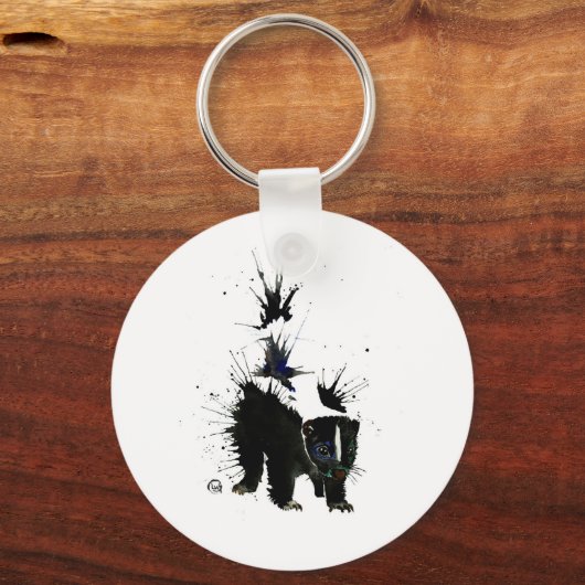 schilderij van waterverf van kunk sleutelhanger (Voorkant)