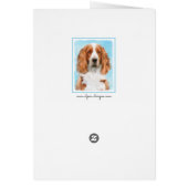 Schilderij van Welsh Springer Spaniel - Originele  (Achterkant)