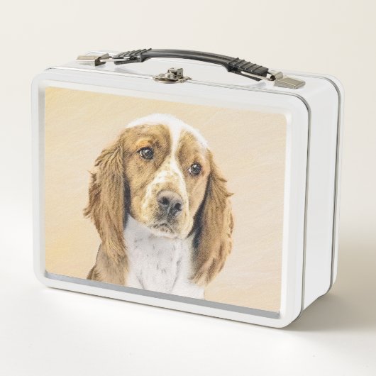 Schilderij van Welsh Springer Spaniel - Originele (Voorkant)