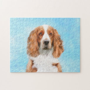 Schilderij van Welsh Springer Spaniel - Originele  Legpuzzel