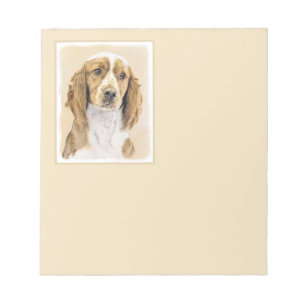 Schilderij van Welsh Springer Spaniel - Originele Notitieblok