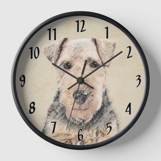 Schilderij van Welsh Terrier - Mooie originele hon (Voorkant)
